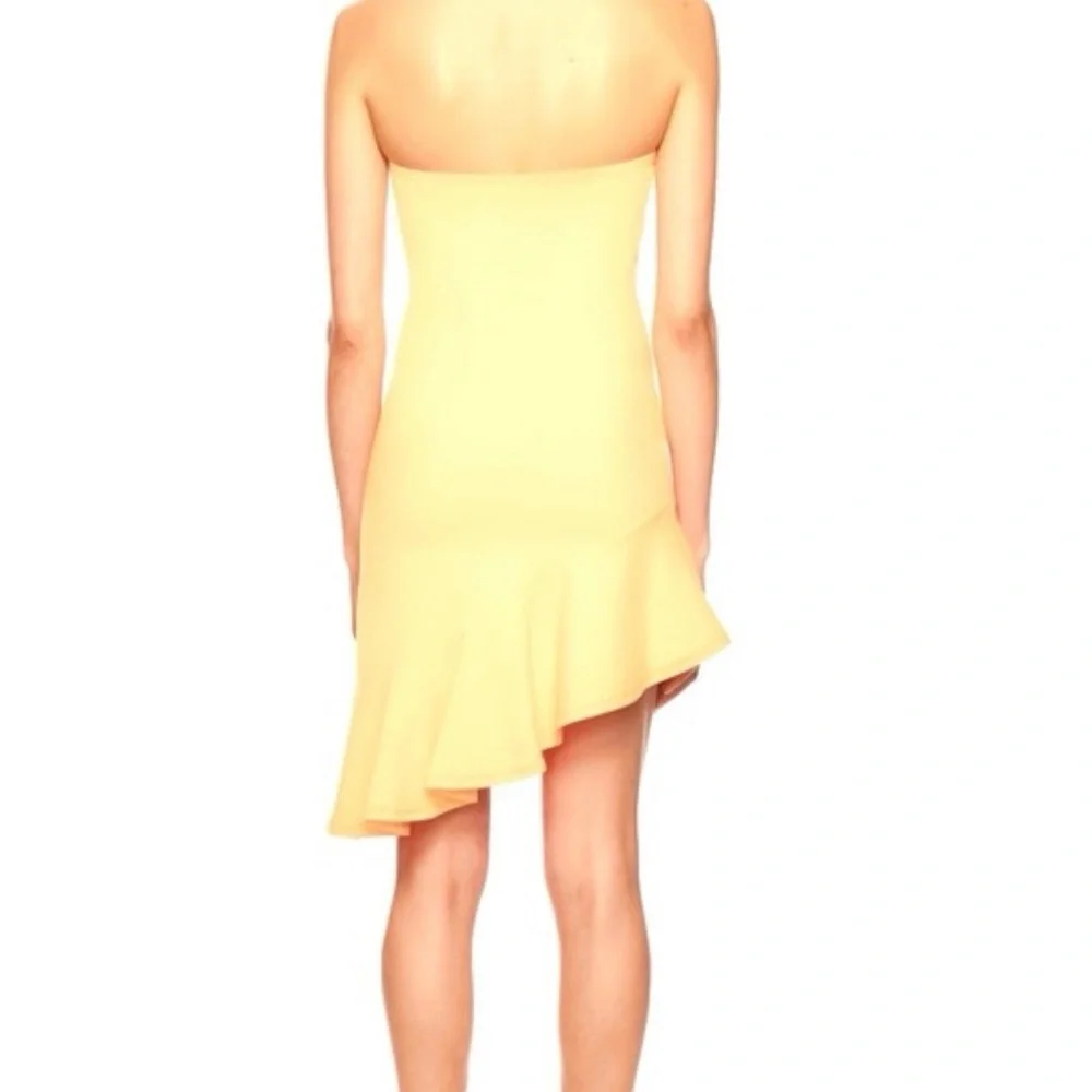 Susana Monaco Strapless Yellow Dress - Picture 3 of 7
